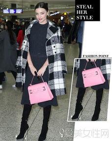 明星 街拍 过膝靴,明星演绎过膝靴的优雅魅力