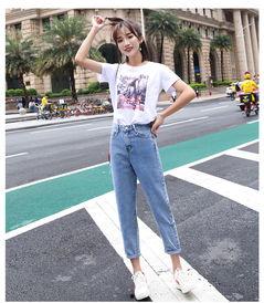 网红老爹裤牛仔裤女士,时尚潮流新宠，演绎不凡风采